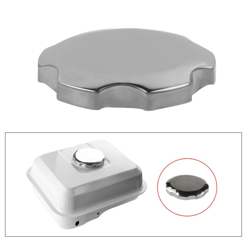 FLYPIG Gas Cap Fuel Cap Chrome Replacement for Honda GX120 GX160 GX200 GX240 GX270 GX340 GX390 Engine Gas Tank Cap 17620-ZH7-013 17620-ZH7-023 Fits Lawn Mower Baja MB165 MB200 Bike DRZ400 KE100 - Image 2